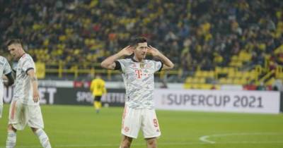 Два гола Левандовски принесли победу «Баварии» в матче за Суперкубок Германии против «Боруссии»