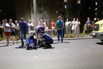 В Курске в Железнодорожном округе в ходе ДТП серьезно пострадал пешеход