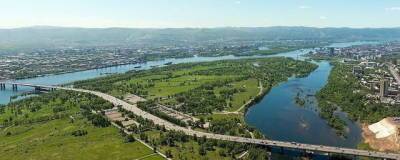 В Красноярске построят пешеходный мост, который свяжет остров Татышев и Зеленую Рощу