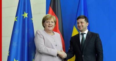 На Украине увидели угрозу во встрече Зеленского с Меркель