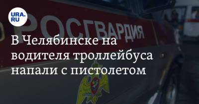 В Челябинске на водителя троллейбуса напали с пистолетом