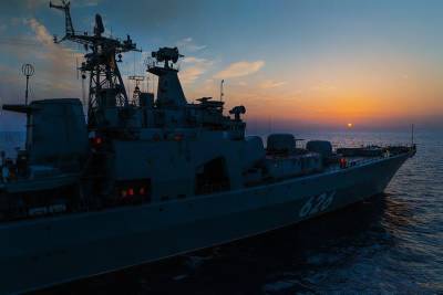 Противолодочный корабль ВМФ России вошел в Средиземное море