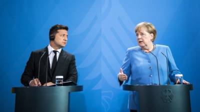 В Киеве нашли серьезную угрозу в будущей встрече Меркель с Зеленским