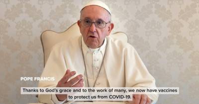 Папа Римский призвал вакцинироваться, назвав прививку от COVID-19 "актом любви" (видео)