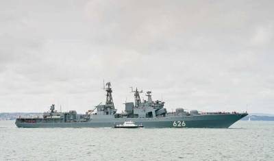 Противолодочный крейсер "Вице-адмирал Кулаков" вошел в Средиземное море