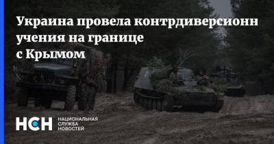 Украина провела контрдиверсионные учения на границе с Крымом