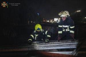 В Киеве сгорели пять киосков на территории рынка. ВИДЕО