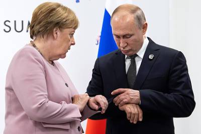В Германии раскрыли темы переговоров Путина и Меркель