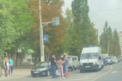 В Белгороде Мерседес Бенц сбил пешехода
