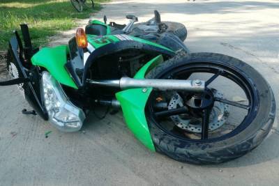 В ДТП в Касимове пострадал 34-летний мотоциклист без прав