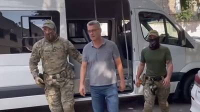 Появилось видео задержания директора воронежских ЛОС