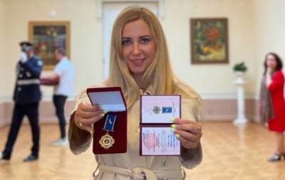 Певица Тоня Матвиенко удостоена ордена "За развитие Украины"