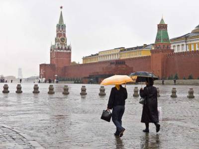 На Москву обрушились сильные ливни при шквалистом ветре