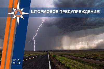 На западе Курской области объявили штормовое предупреждение