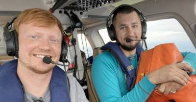 Украинский экипаж впервые перелетел Атлантику на вертолете
