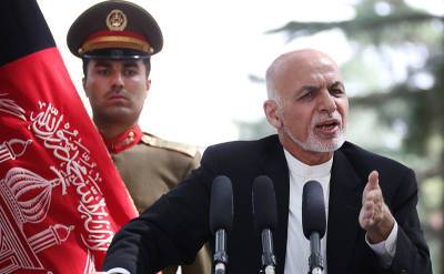 Сбежавший из Афганистана президент обратился к нации