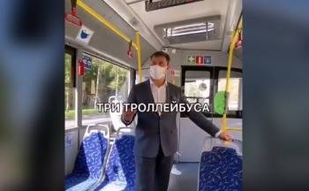 Давай, дружок, по Вологде кружок: Сергей Воропанов проехал на новом троллейбусе