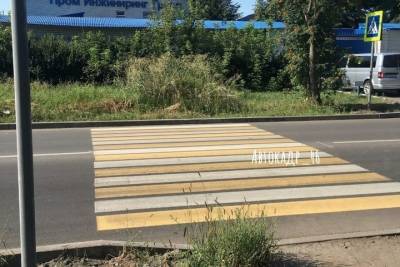 Пешеходный переход в никуда на улице Энергетиков в Курске обустроят до конца августа