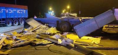 От столкновения загорелась фура: смертельное ДТП на Полтавском шоссе в Днепре