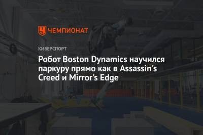Робот Boston Dynamics научился паркуру прямо как в Assassin's Creed и Mirror's Edge