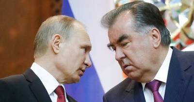 Президенты России и Таджикистана обсудили ситуацию в Афганистане