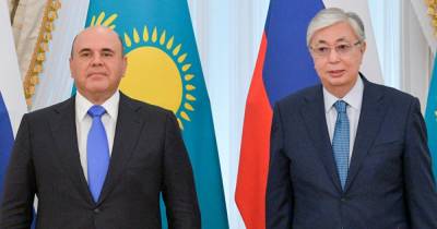 Мишустин встретился с президентом Казахстана