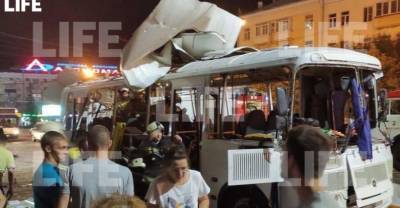 Возросло число пострадавших при взрыве автобуса в Воронеже