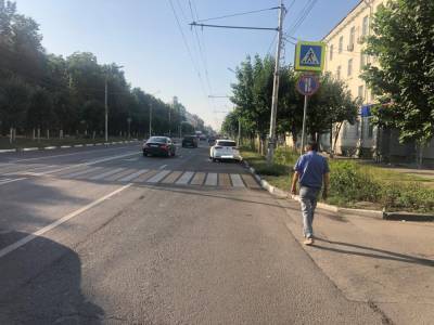 В Рязани сбили женщину на пешеходном переходе