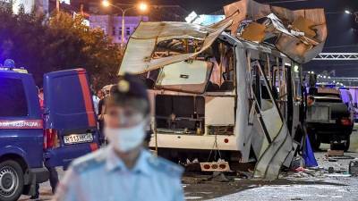 Число пострадавших при взрыве в автобусе в Воронеже увеличилось до 25