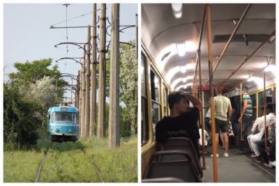 "Ребята, ну зачем это надо?": пассажира вытолкали из трамвая в Одессе, видео