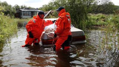 Уровень реки Амур в Хабаровске превысил опасную отметку