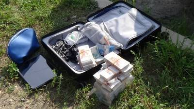 В Биробиджане мужчина, торопясь в командировку, оставил на улице чемодан с ₽15 млн