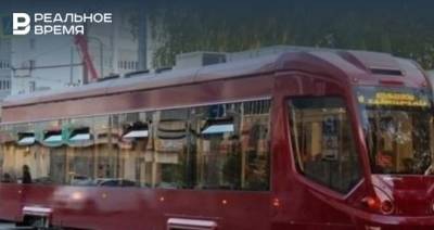 В Казани сошел с рельсов трамвай на Кулагина