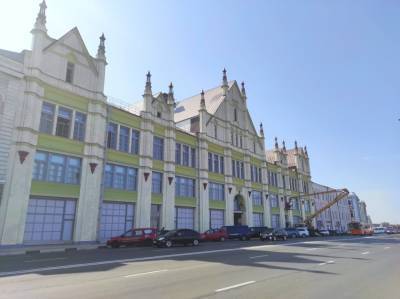 Реставрация фасада бывшей фабрики «Маяк» завершилась в Нижнем Новгороде