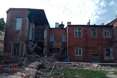 На Октябрьской в Тамбове обрушился жилой дом: вопрос с расселением жильцов решают городские власти