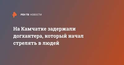 На Камчатке задержали догхантера, который начал стрелять в людей