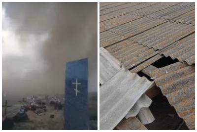Смерч прокатился по Украине, разрушены магазины и сорваны крыши: кадры стихийного бедствия
