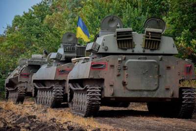 Украина начала артиллерийские учения в Донбассе