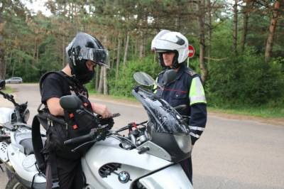 В Гродненской области с июля пресечено более 1,3 тыс. нарушений ПДД мотоциклистами