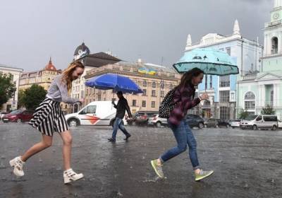 В Киеве в День независимости будут дождь и грозы