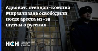 Адвокат: стендап-комика Мирзализаде освободили после ареста из-за шутки о русских