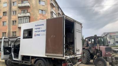 Горводоканал ведет аварийно-восстановительные работы на Кураева