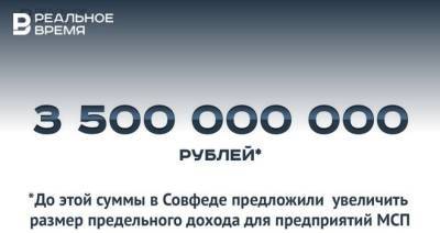 В РФ предлагают увеличить размер предельного дохода для МСБ до 3,5 млрд — это много или мало?