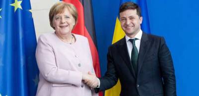 После визита в Москву Меркель может привезти некоторые гарантии по транзиту газа по территории Украины, - Зеленский