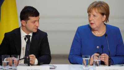 Что будут обсуждать Меркель и Зеленский?