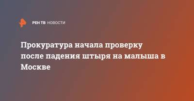 Прокуратура начала проверку после падения штыря на малыша в Москве