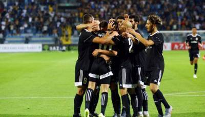 Лига конференций: «Карабах» победил шотландский клуб в первом матче плей-офф