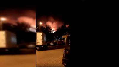 Воронежцев испугал заполыхавший ночью над площадью Победы пожар
