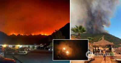 Пожары в Турции – туристов эвакуировали, сгорели дома, фото и видео