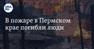 В пожаре в Пермском крае погибли люди